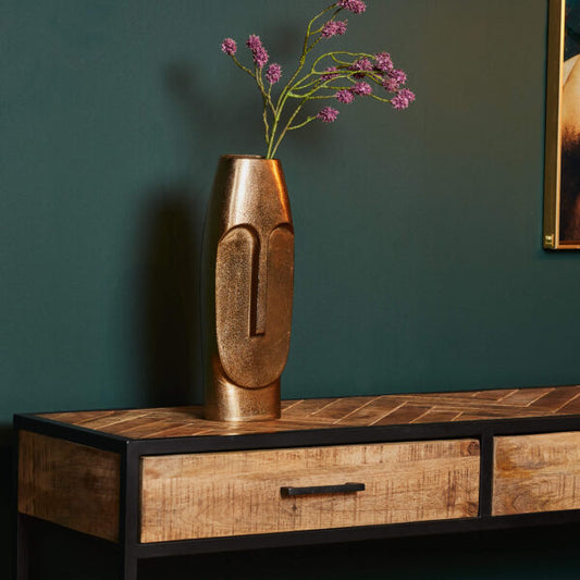 Vaas Liv | Goud Aluminium