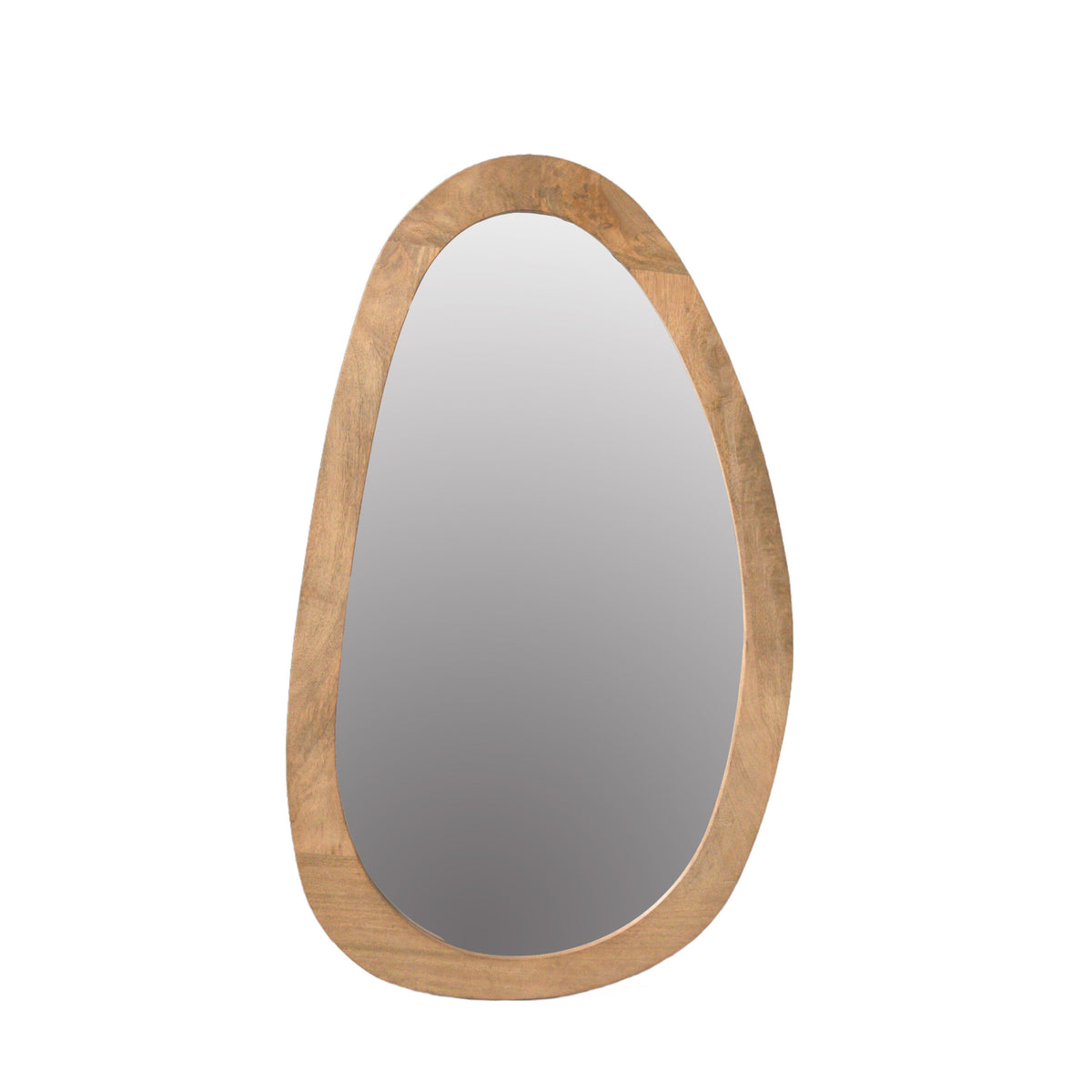 Spiegel Lou naturel glas 118 cm, vooraanzicht op witte achtergrond