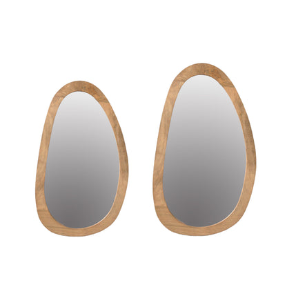 Spiegel Lou naturel glas 118 cm, vooraanzicht op witte achtergrond