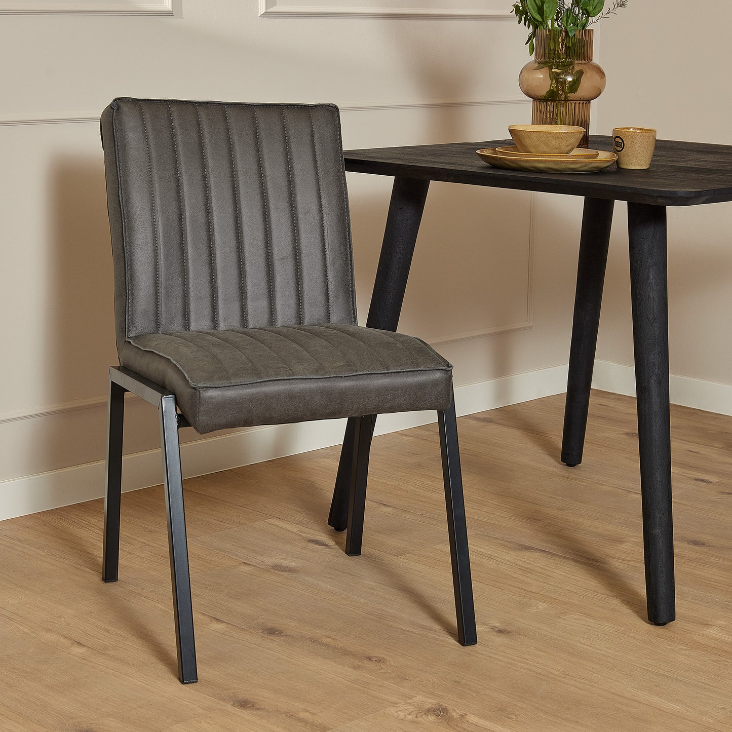 Eetkamerstoel Tivoli | Antraciet