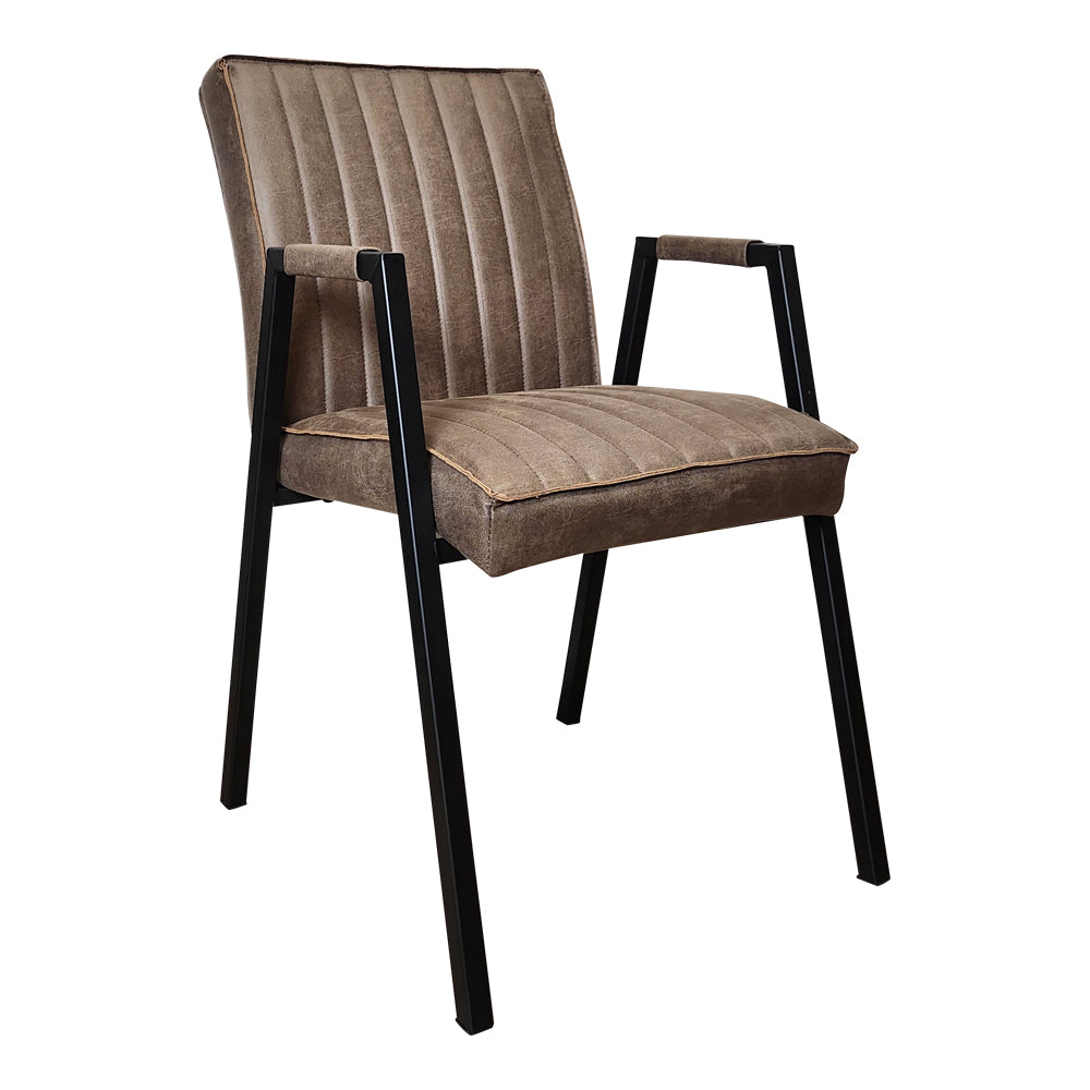 Eetkamerstoel Tivoli met arm | Brown