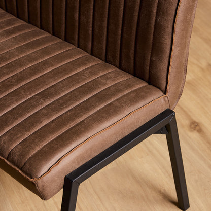 Eetkamerbank Tivoli | Bull Bruin — Detail