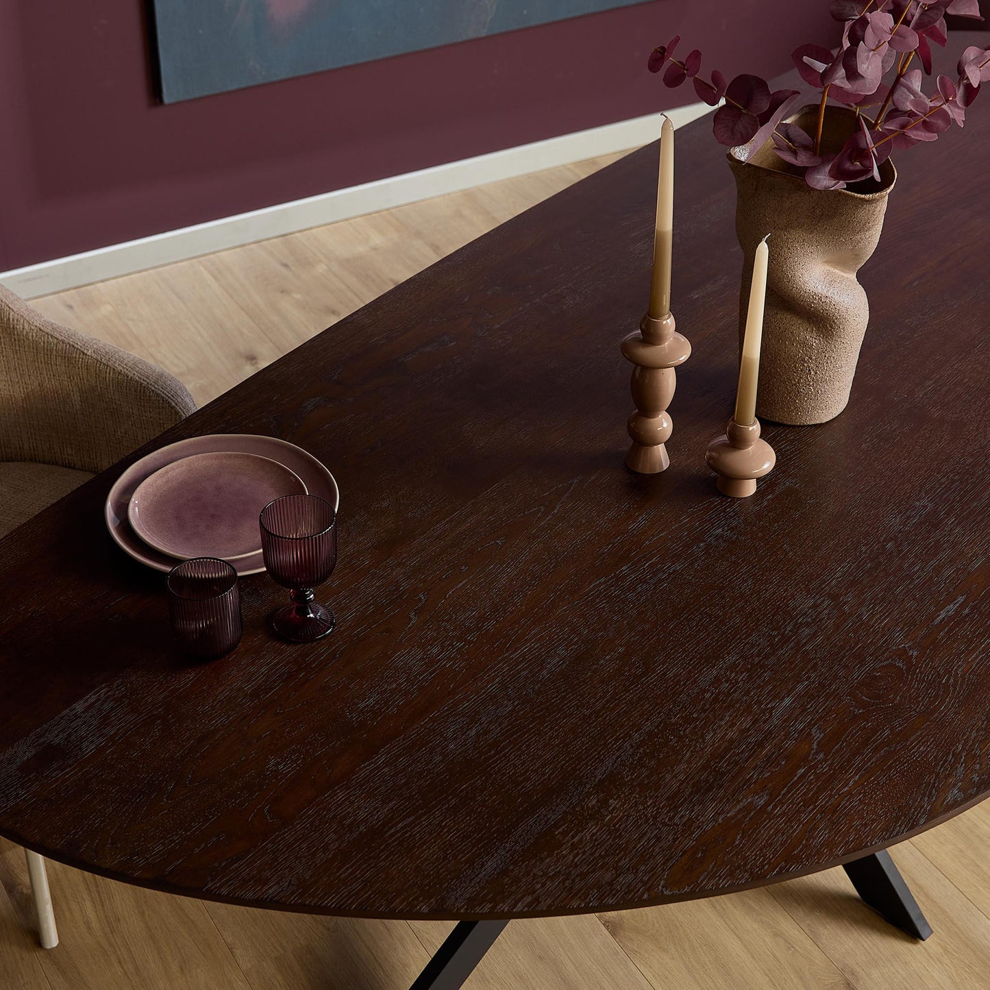 Eettafel Cloud | Organisch | Bruin Eikenhout