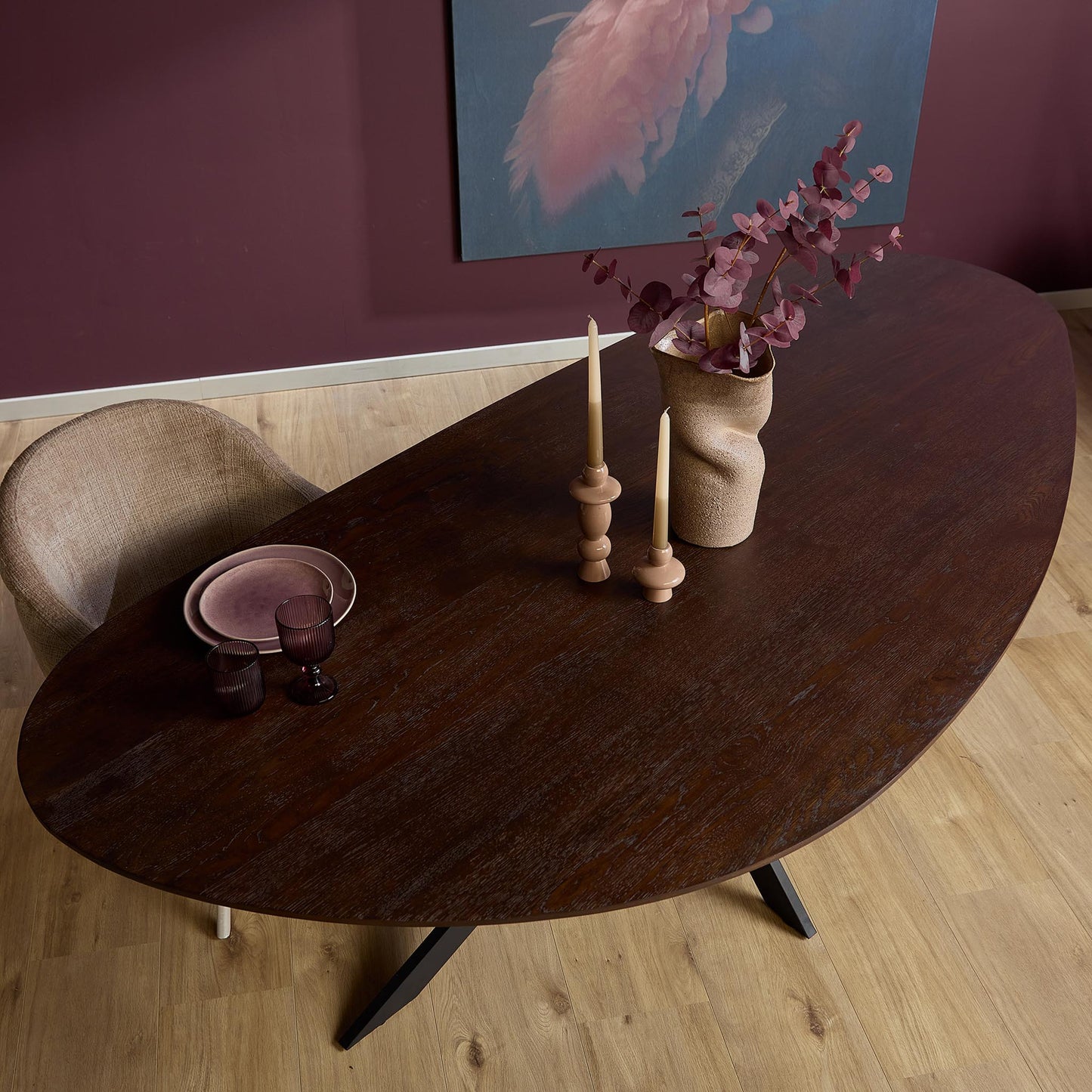 Eettafel Cloud | Organisch | Bruin Eikenhout