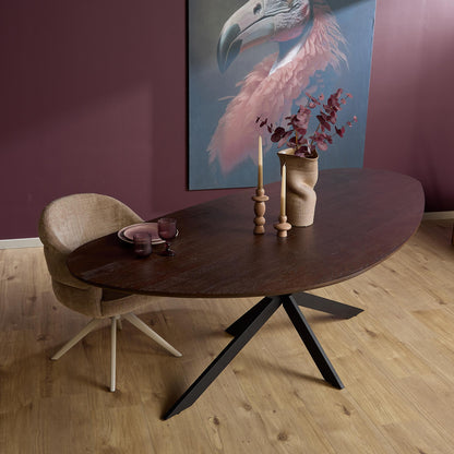 Eettafel Cloud | Organisch | Bruin Eikenhout