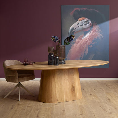 Eettafel Riga, vooraanzicht in een interieur