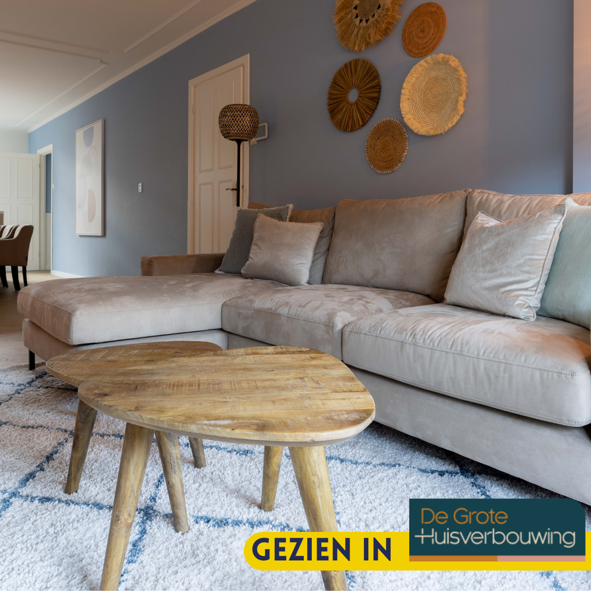 Salontafel Omaha set van 2 in een interieur