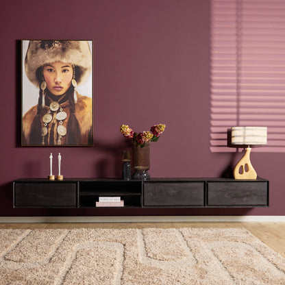 TV-Meubel Ambiance | Zwevend | Black