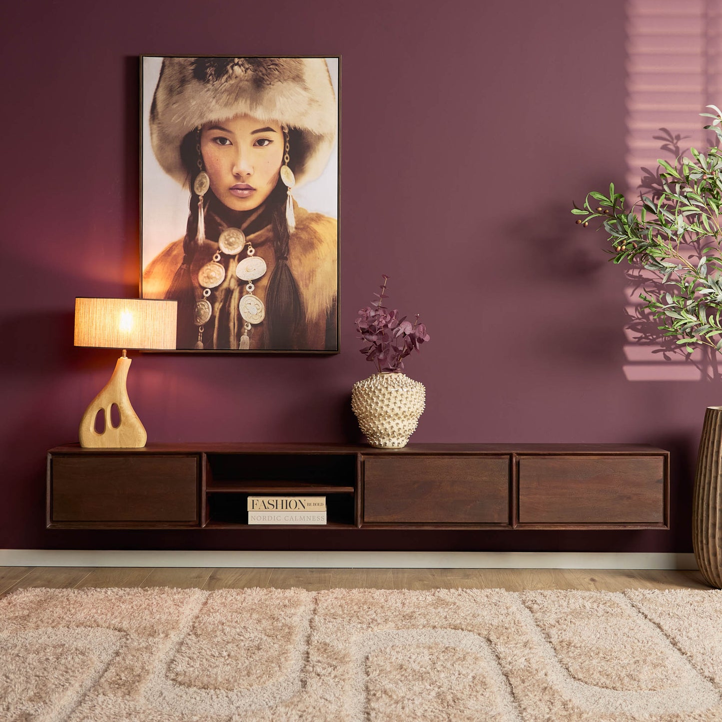 TV-Meubel Ambiance | Zwevend | Brown