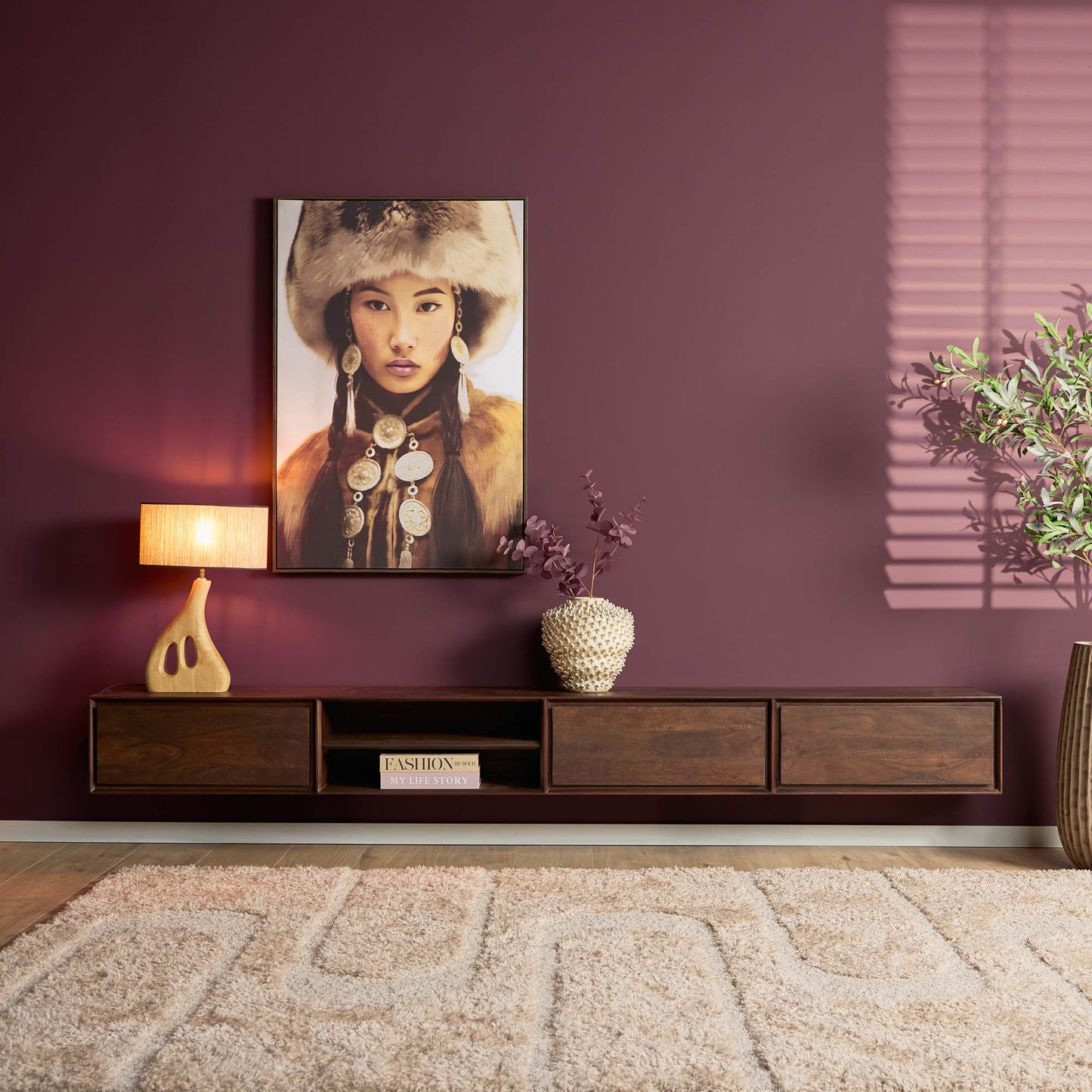 TV-Meubel Ambiance | Zwevend | Brown