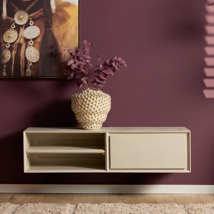 TV-Meubel Ambiance zwevend, vooraanzicht op witte achtergrond