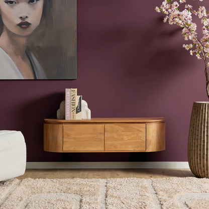 TV-Meubel Excellence | Zwevend & Pootjes | Naturel