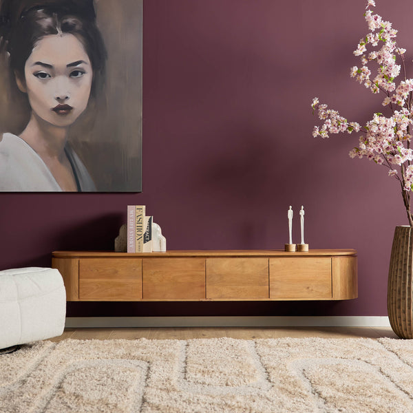 TV-Meubel Excellent | Zwevend & Pootjes | Naturel