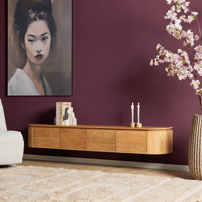 TV-Meubel Excellence | Zwevend & Pootjes | Naturel