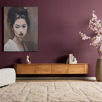 TV-Meubel Excellence | Zwevend & Pootjes | Naturel