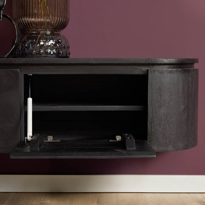 TV-Meubel Excellence | Zwevend & Pootjes | Black