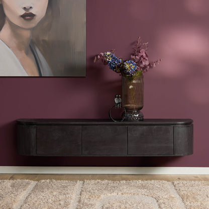 TV-Meubel Excellence | Zwevend & Pootjes | Black