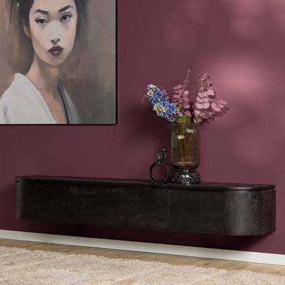 TV-Meubel Excellence | Zwevend & Pootjes | Black