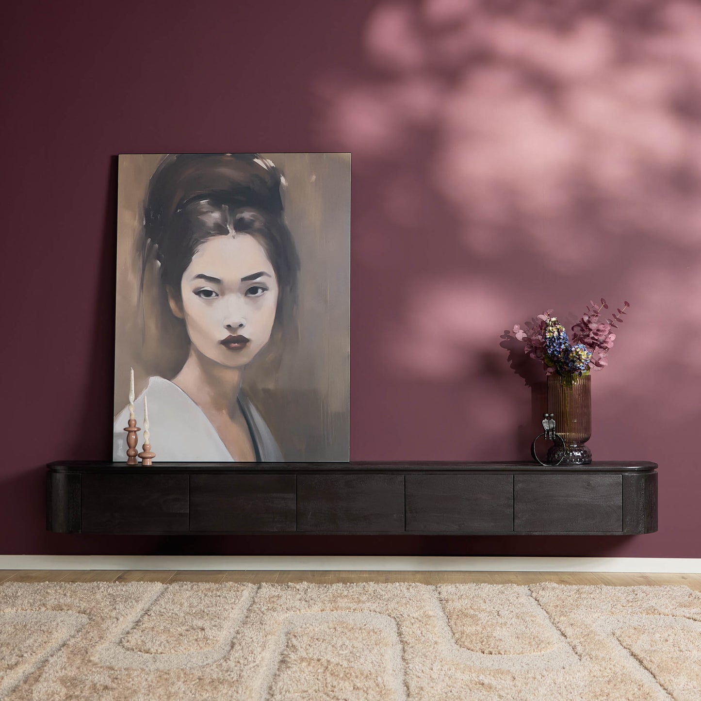 TV-Meubel Excellence | Zwevend & Pootjes | Black