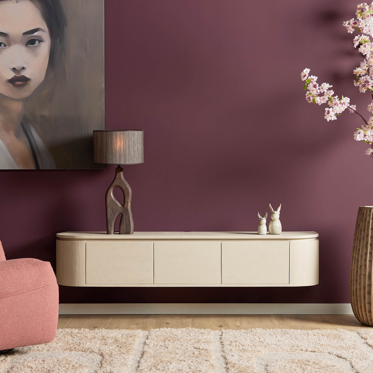 TV-Meubel Excellence | Zwevend & Pootjes | Sand