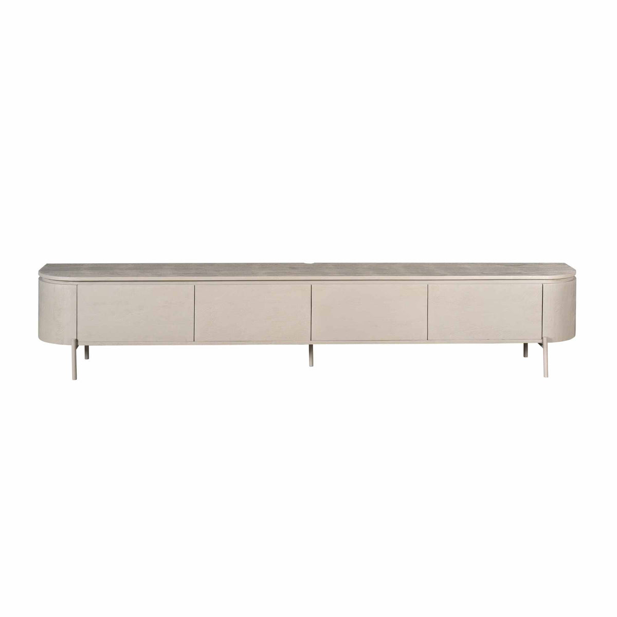 TV-Meubel Excellent zwevend & pootjes taupe, vooraanzicht op witte achtergrond