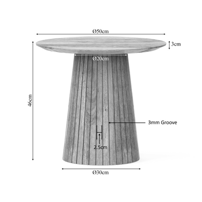 Salontafel Solana | Naturel Mangohout