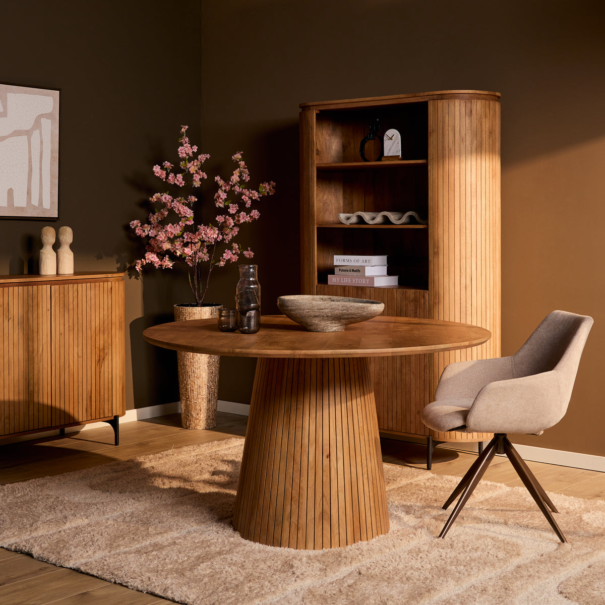 Eettafel Solana | Naturel Mangohout — Algemene Sfeerfoto