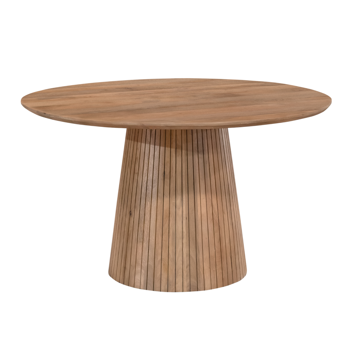 Eettafel Solana | Naturel Mangohout — Vooraanzicht - witfoto