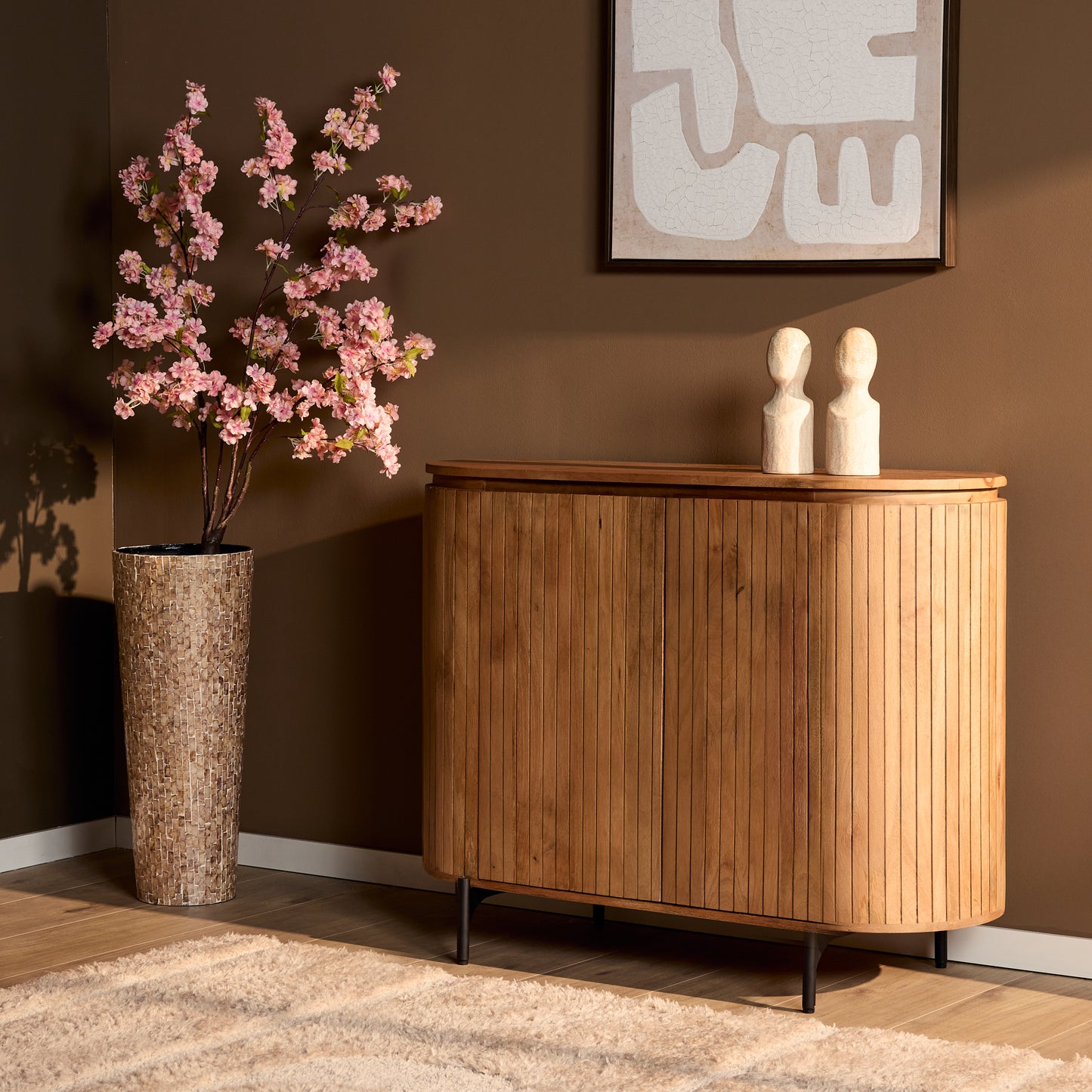 Opbergkast Solana | Naturel Mangohout