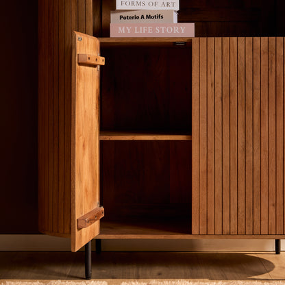 Wandkast Solana | Naturel Mangohout