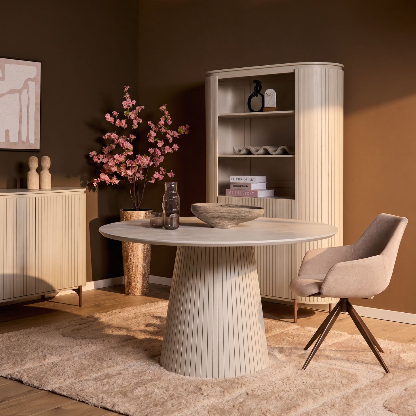 Eettafel Solana | Rond | Zand