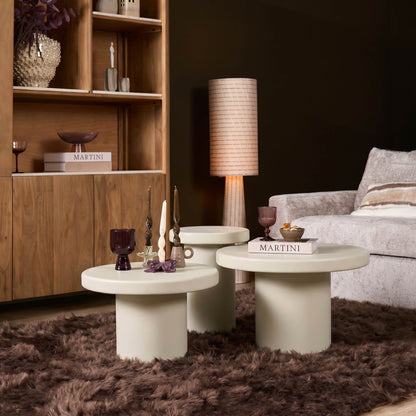 Salontafel Maya zand mangohout in een interieur