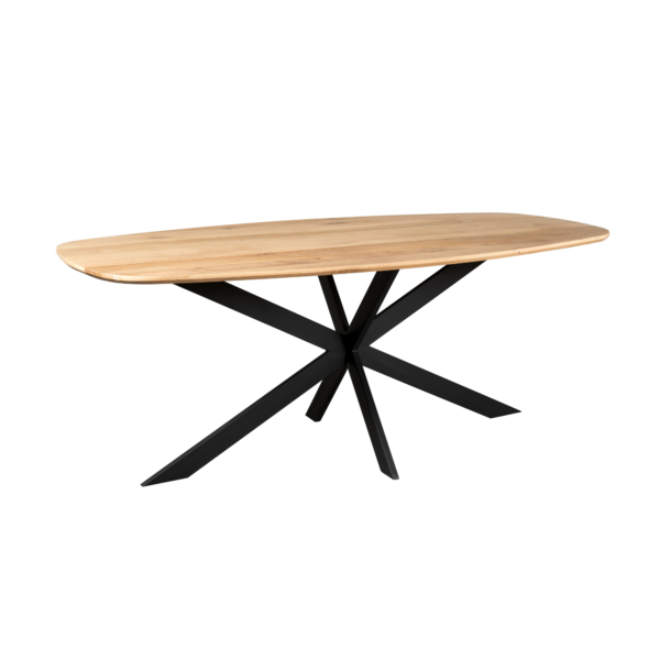 Eiken eettafel Ferris | Deens Ovaal