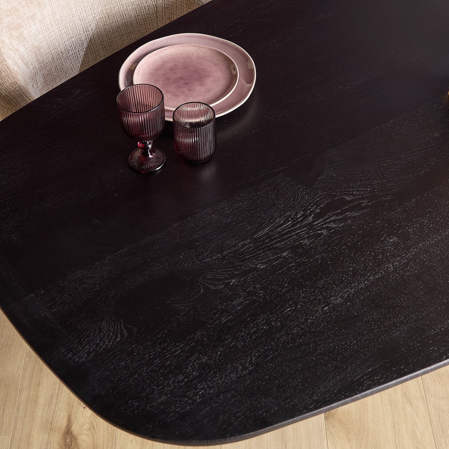 Eiken eettafel Ferris | Deens Ovaal