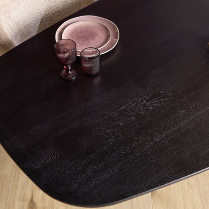 Eiken eettafel Ferris | Deens Ovaal