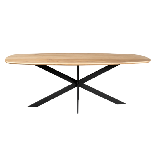 Eiken eettafel Ferris | Deens Ovaal