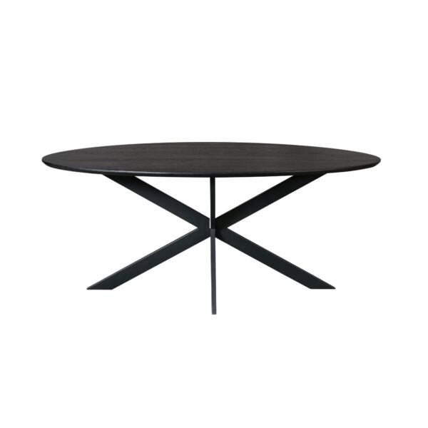 Eiken eettafel Ferris | Ovaal