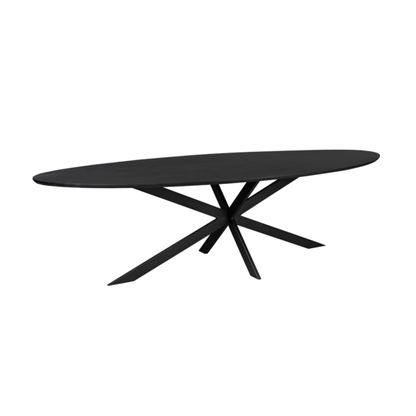 Eiken eettafel Ferris | Ovaal