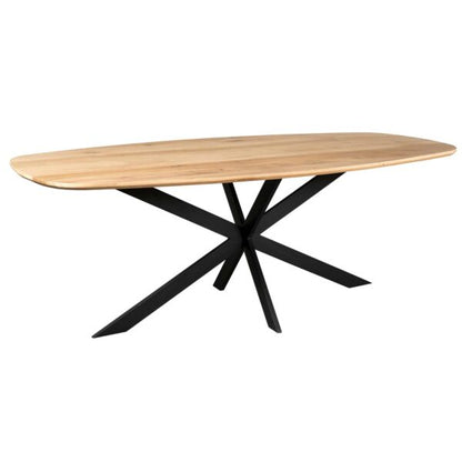 Eiken eettafel Ferris | Deens Ovaal