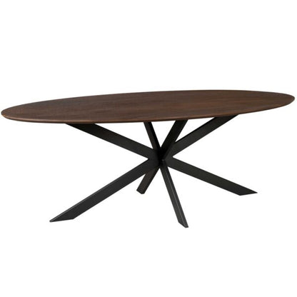 Eiken eettafel Ferris | Ovaal