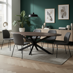 Eiken eettafel Ferris | Ovaal | Bruin