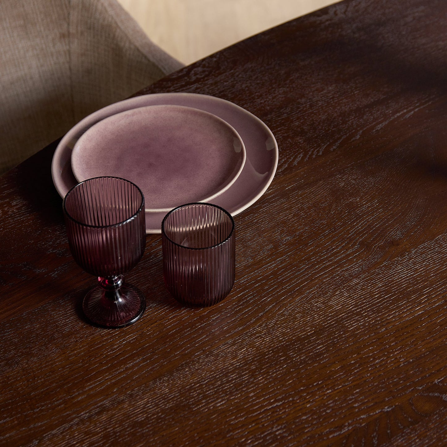 Eiken eettafel Ferris | Ovaal