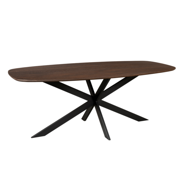 Eiken eettafel Ferris | Deens Ovaal | Bruin