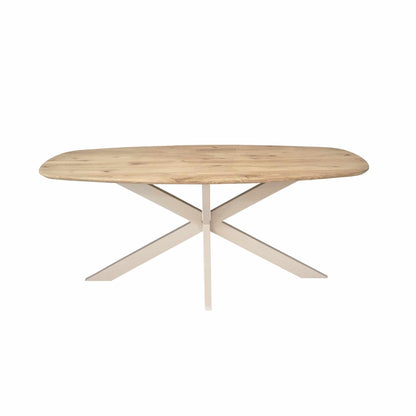 Eiken eettafel Ferris | Deens Ovaal