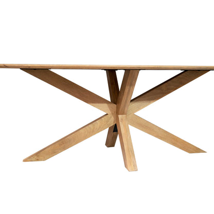 Eettafel Nino | Deens Ovaal | Onderstel Mango
