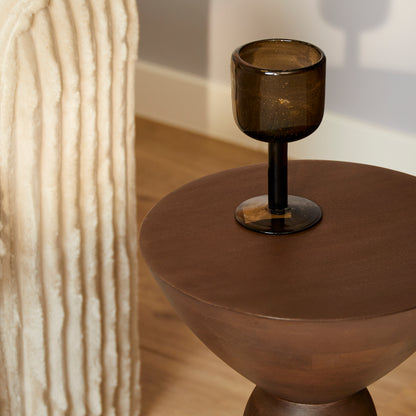 Bijzettafel Ron | Bruin Mangohout