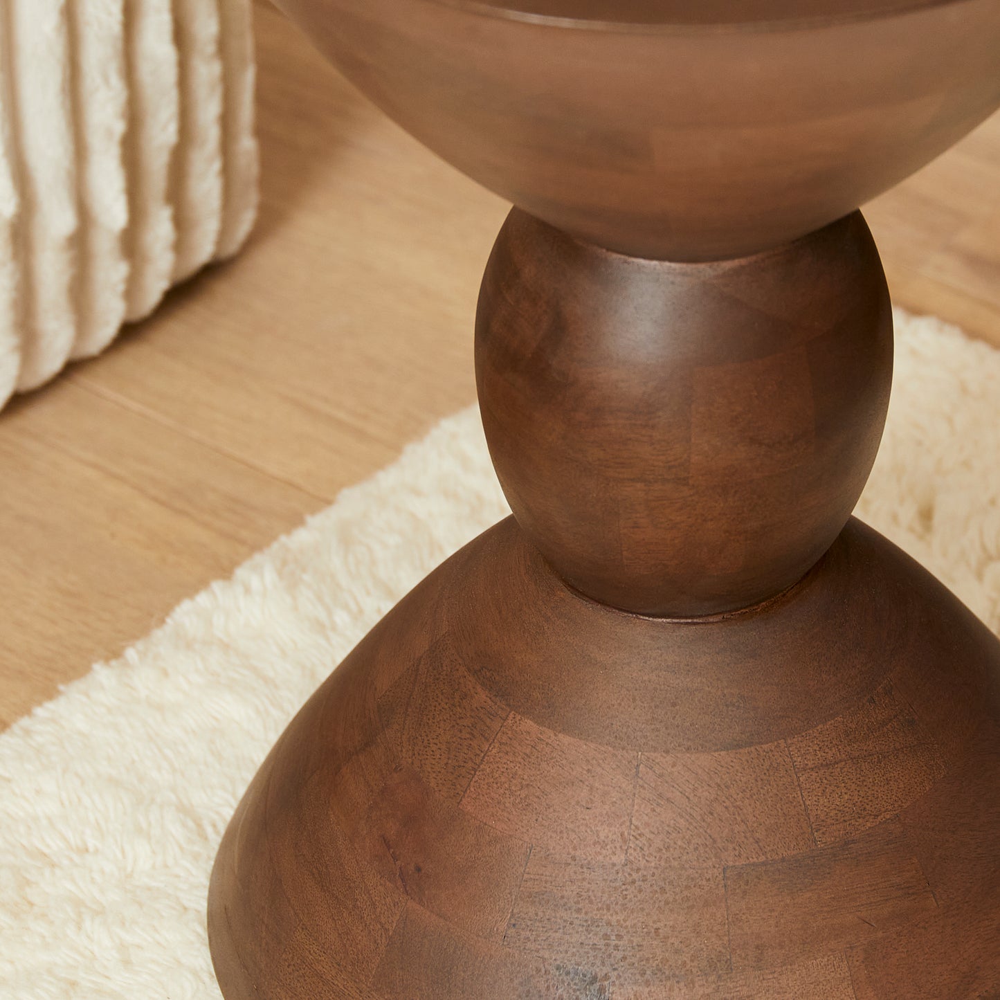 Bijzettafel Ron | Bruin Mangohout