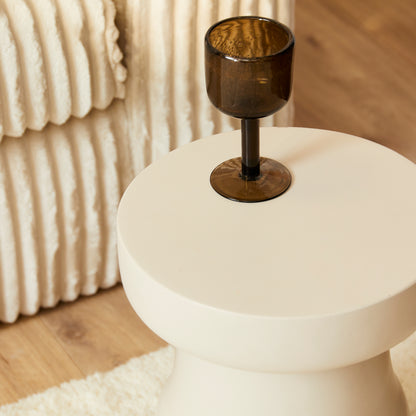 Bijzettafel Jon | Beige Mangohout