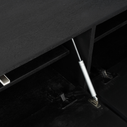 TV-Meubel Vision | Zwevend | Zwart Mangohout