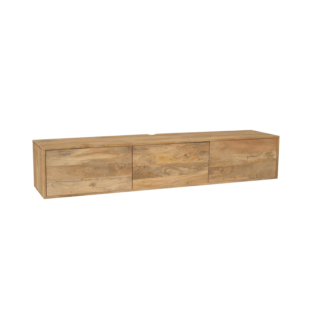 TV-Meubel Vision | Zwevend | Naturel Mangohout
